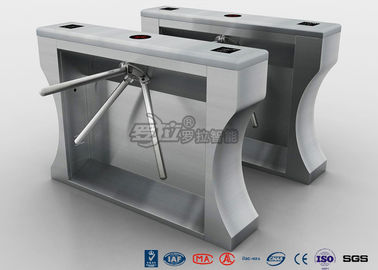 خرید دروازه های امنیتی سه پایه RFID نیمه اتوماتیک ورودی فولاد ضد زنگ online manufacture