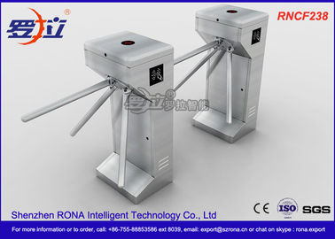 خرید نوع ایستاده دروازه گردان سه پایه فولادی ضد زنگ 304 برای ایستگاه اتوبوس online manufacture