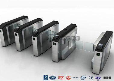 خرید Waist High Turnstile Security Systems , Biological Recognition Flap Barrier Gate online manufacture