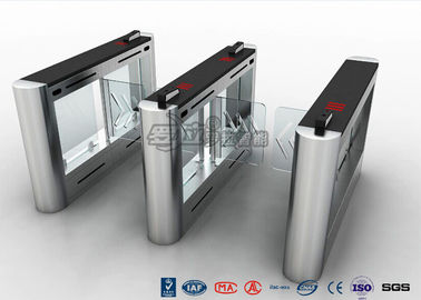 خرید Anti - Collision Walk Through Metal Swing Barrier Gate Bus Station Card Reader System online manufacture