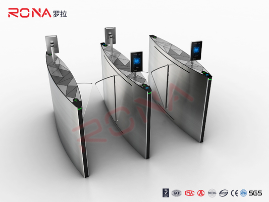 خرید کنترل دسترسی RFID دروازه مانع فلپ با سرعت بالا با بازوی چرخشی آریلیک online manufacture