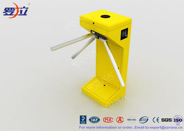 خرید Full Height Entrance Mechanical Tripod Turnstile Gate Stainless Steel RFID Coin online manufacture