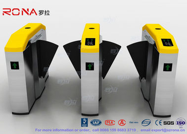 خرید Fingerprint Retractable Flap Wing Barrier Pedestrian Control Flap Barrier Speed Gate online manufacture