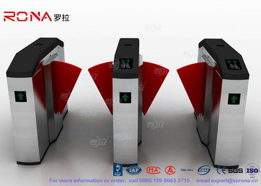 خرید Facial Reader Access Control Flap Barrier Gate Stainless Steel For Entrance online manufacture