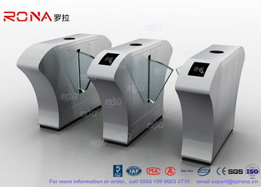 خرید Airport Flap Barrier Gate RFID Interface Waist High Bidirectional Flap Barrier Turnstile online manufacture
