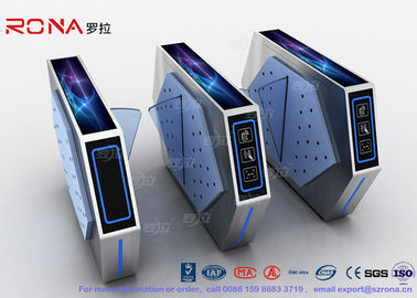 خرید Access Control Automatic Flap Barrier Gate Walk Through Optical Turnstile online manufacture