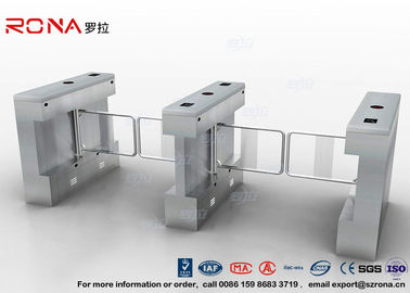 خرید صندلی چرخدار درب حیاط درب های اتوماتیک از فولاد ضد زنگ Turnstile Double Swing IP 54 Indicator LED online manufacture