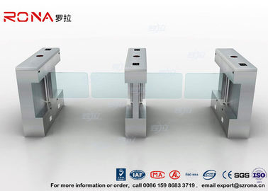 خرید Flap Turnstile With Secure Visitor Registration 600mm Passager / 900mm Wheelchair Lanes online manufacture