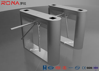 خرید خودکار دستگیره نیمه ارتفاع Turnstile 304 اثر انگشت / کارت خوان استیل ضد زنگ online manufacture