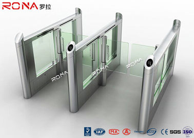 خرید جعبه هوشمند الکترونیک فلپ ارتفاع کمر Turnstiles RFID دروازه امنیتی برای کنترل عابر پیاده online manufacture