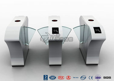 خرید شیشه آلی شیشه ای دستگیره ی گردان پیاده رو، سیستم کنترل دسترسی Turnstile 20W online manufacture