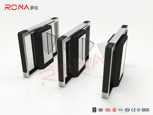 RFID اتوماتیک فلپ مانع دروازه 304 استینس فولاد امنیت کنترل دسترسی چرخ دنده