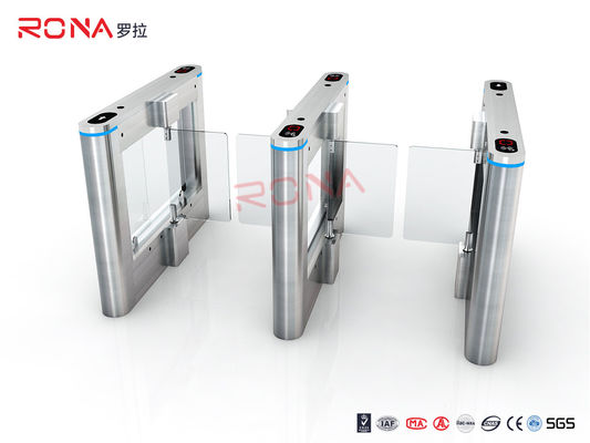 کنترل دسترسی عابرین پیاده امنیت چرخ دنده با بازوی شیشه ای / آکریلی