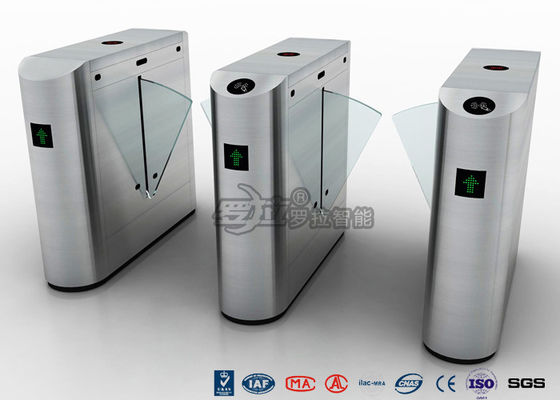 ورودی خودکار Retractable ورودی دور کمر Turnstile با تشخیص چهره / کارت خوان