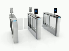 Face Reader Swing Turnstile کنترل دسترسی به جاده دروازه های مانع الکترونیکی با تایید CE