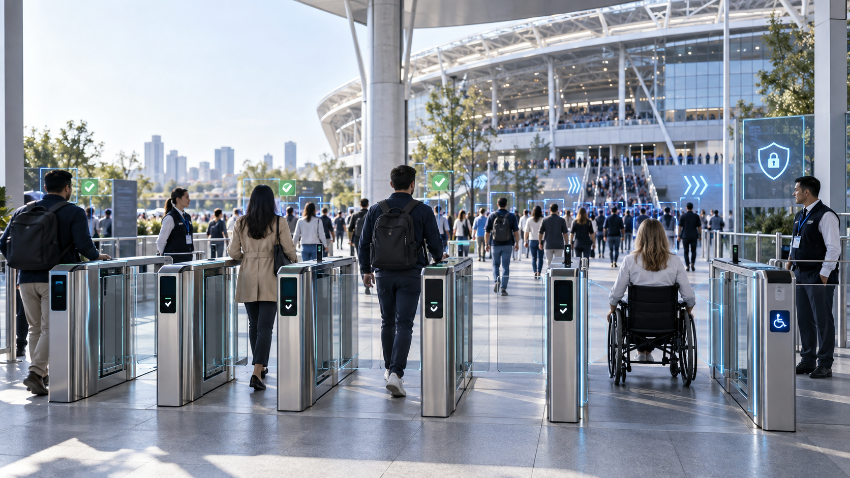 آخرین وبلاگ های شرکت در مورد Turnstile Trends 2026: AI Act, Mega-Events and the New Rules of Pedestrian Access Control
