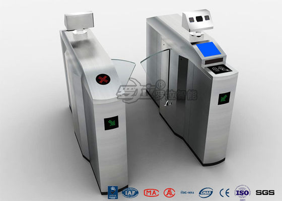 Retractable Optical Turnstile Security Systems Electric For Airports Access