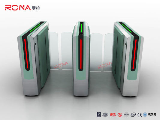 304 SS Sliding Barrier Gate Turnstile Card Swipe Fingerprint Security Entration Machine