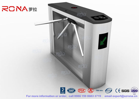 Tripod Turnstile Half Height Turnstile Entrance Gates Electric RFID Card Reader