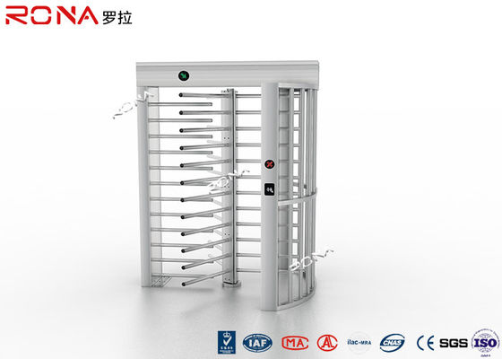 کنترل دسترسی کنترل از راه دور Full Turnstile durable با کارت RFID / اثر انگشت خوان