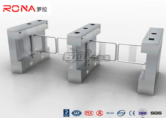 ضد آب Swing Gate Turnstile SUS304 کنترل دسترسی با کشیدن کارت RFID